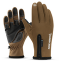 Waterproof Touchscreen Winter Gloves, Fleece-Lined