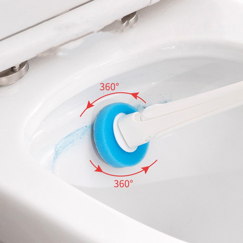 Disposable Toilet Brush System