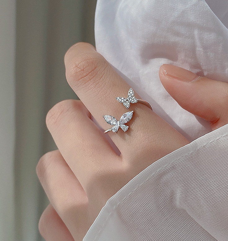 Butterfly Ring for Women – Adjustable