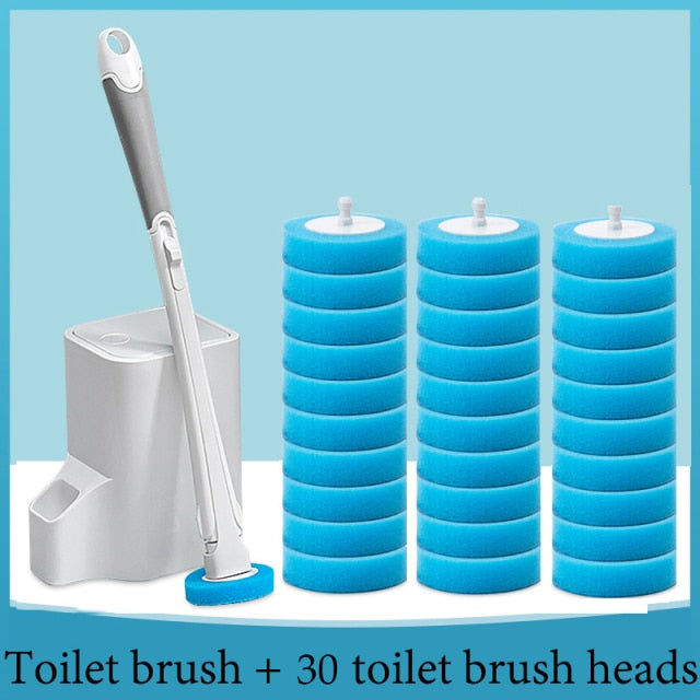 Disposable Toilet Brush System