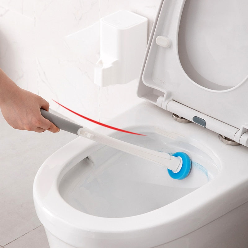 Disposable Toilet Brush System