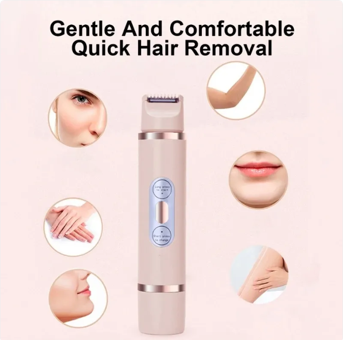 Women's Dual-Head Electric Shaver & Trimmer