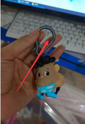 Squishy Stress Relief Keychain Toy
