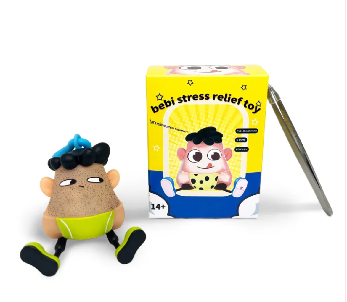 Squishy Stress Relief Keychain Toy