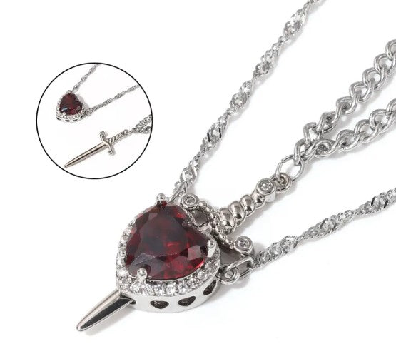 Love Dagger Couple Necklaces