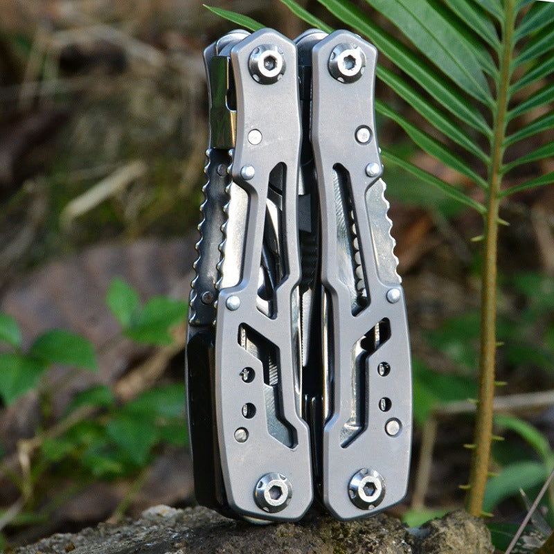 Stainless Steel Folding Pocket Multi-Tool with Pliers