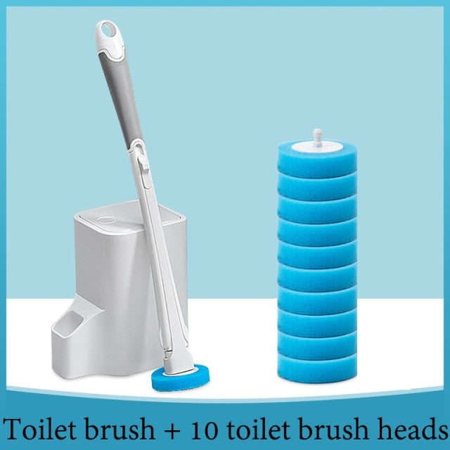 Disposable Toilet Brush System
