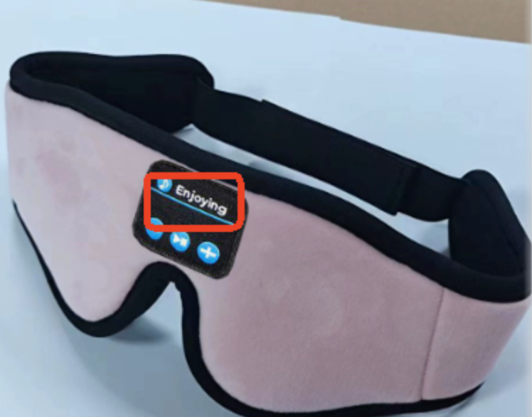 Bluetooth sleep mask with headphones
