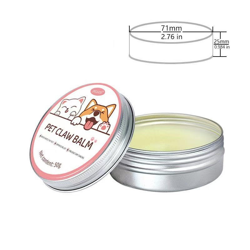 Dog paw and claw care balm