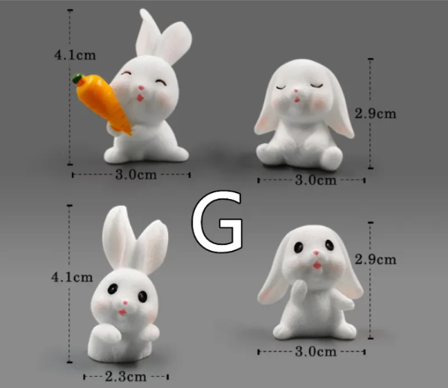 Mini Resin Animal Figurines
