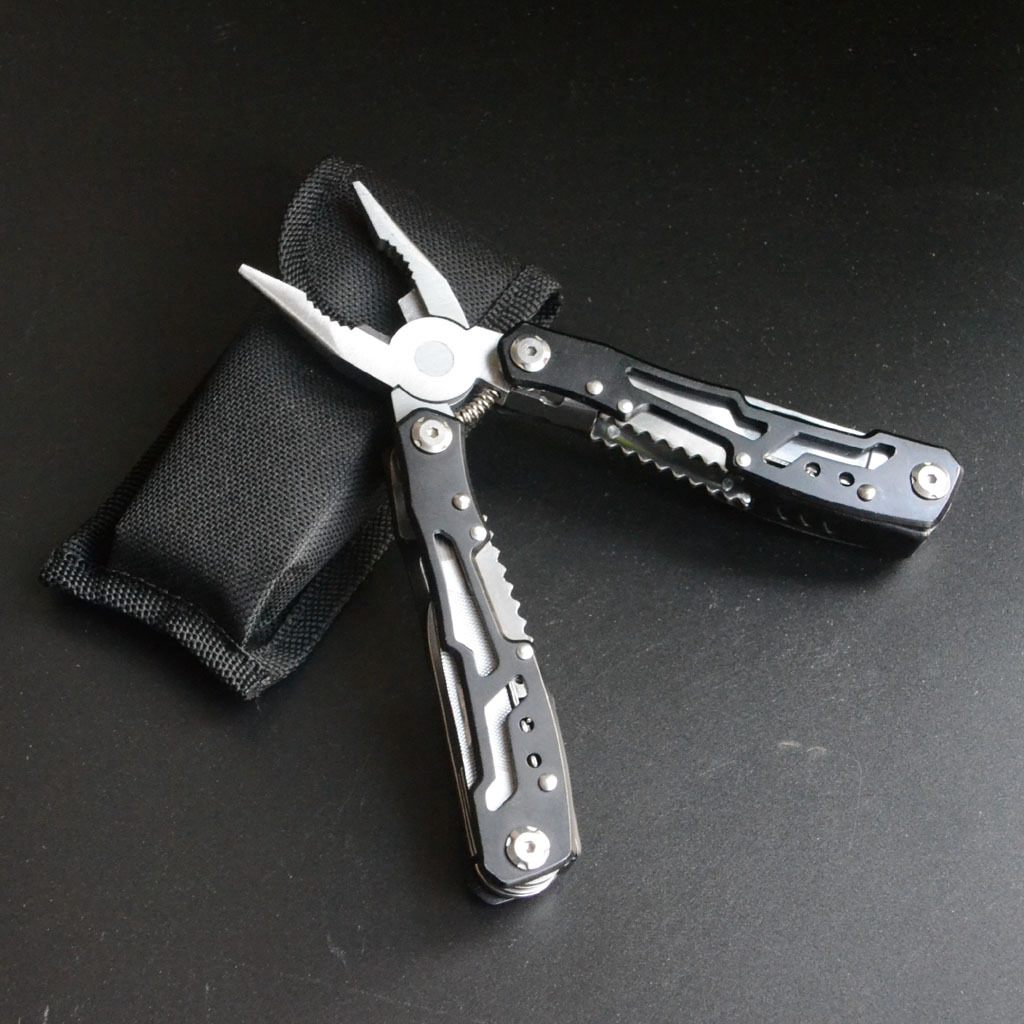 Stainless Steel Folding Pocket Multi-Tool with Pliers