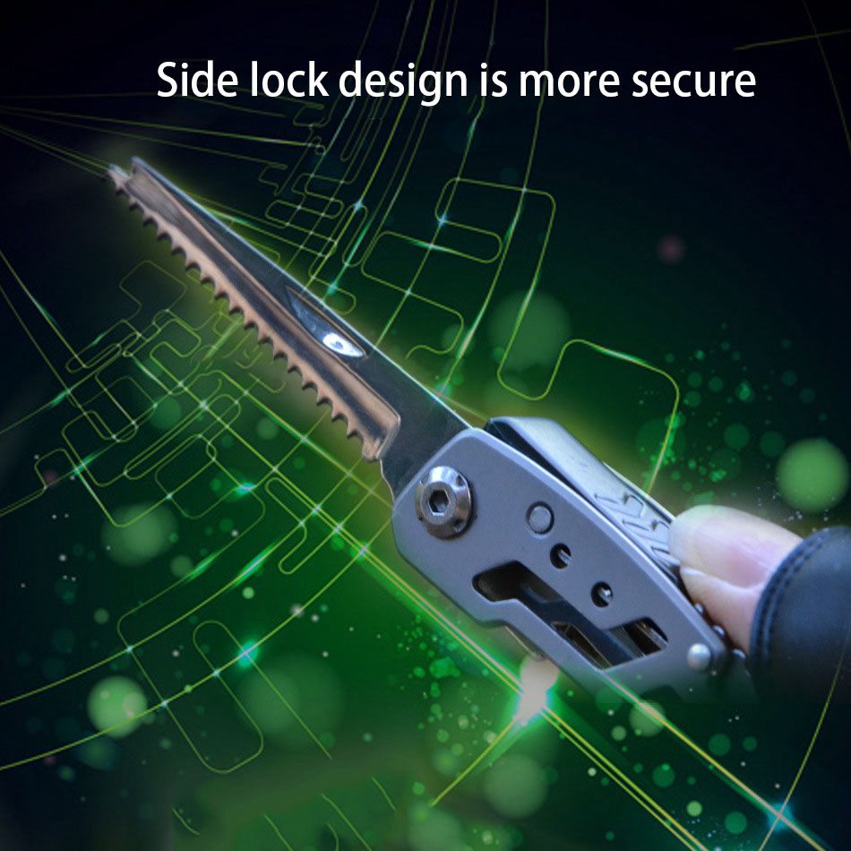 Stainless Steel Folding Pocket Multi-Tool with Pliers