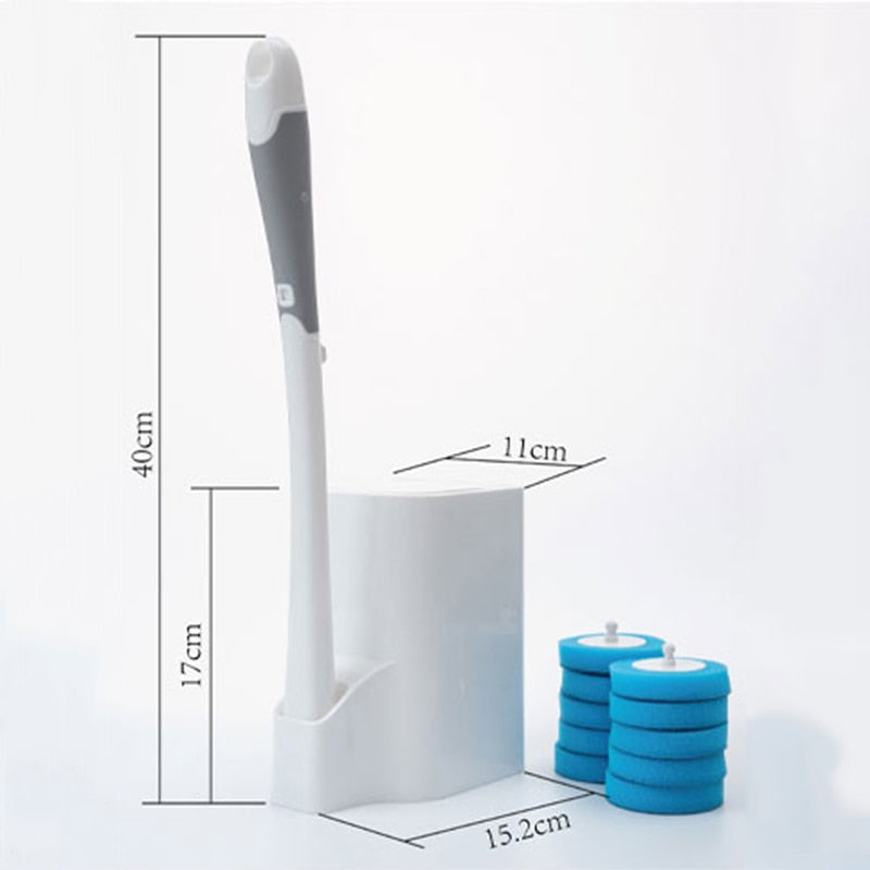 Disposable Toilet Brush System