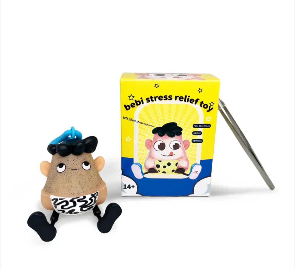 Squishy Stress Relief Keychain Toy