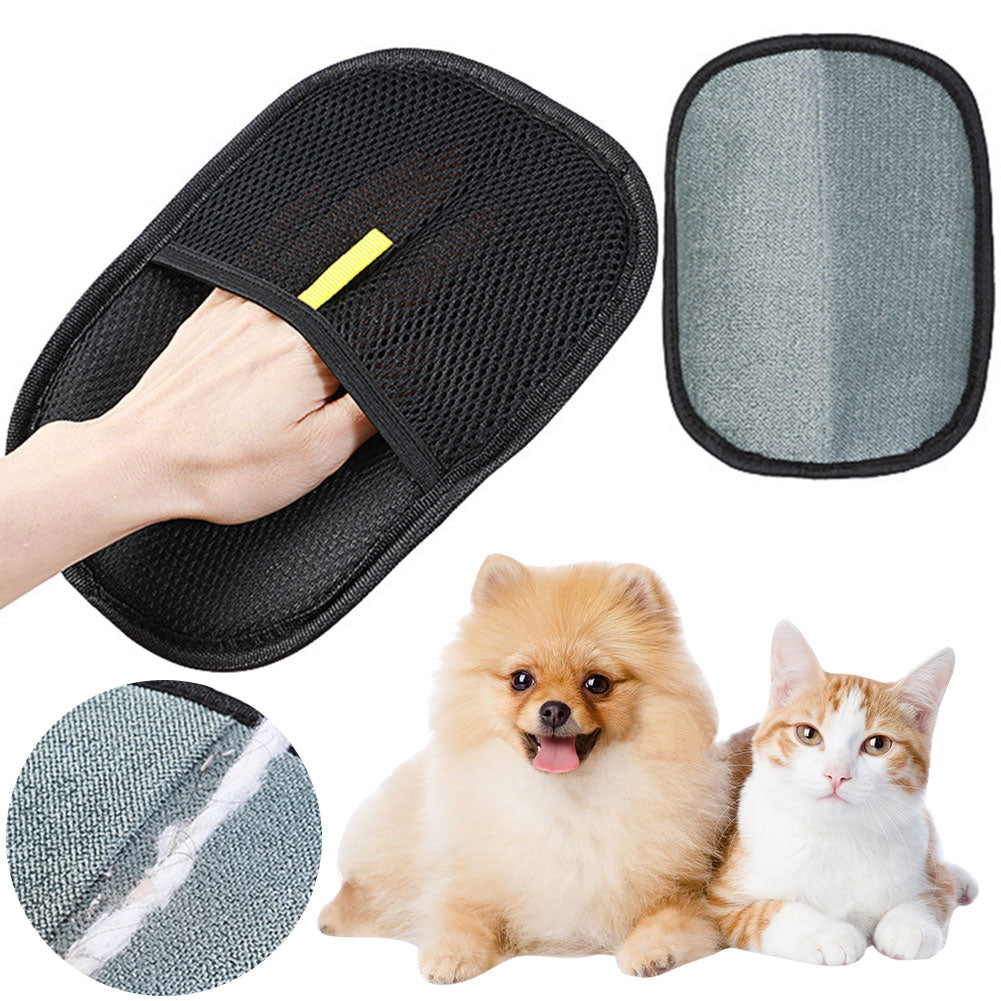 Pet grooming glove