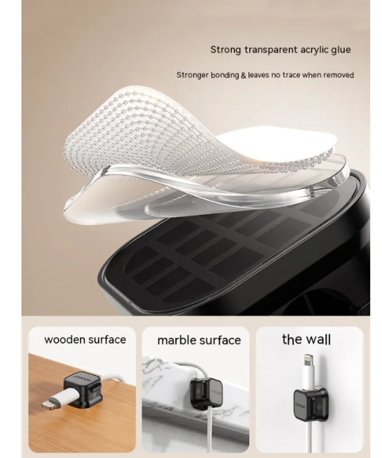 Magnetic Desktop Cable Organizer Clips