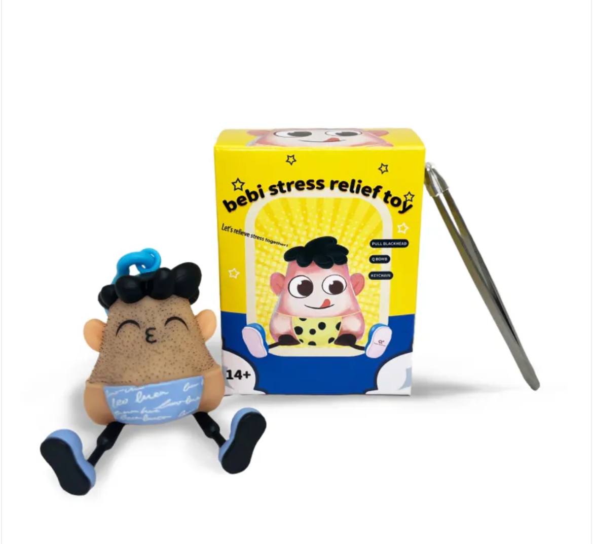 Squishy Stress Relief Keychain Toy