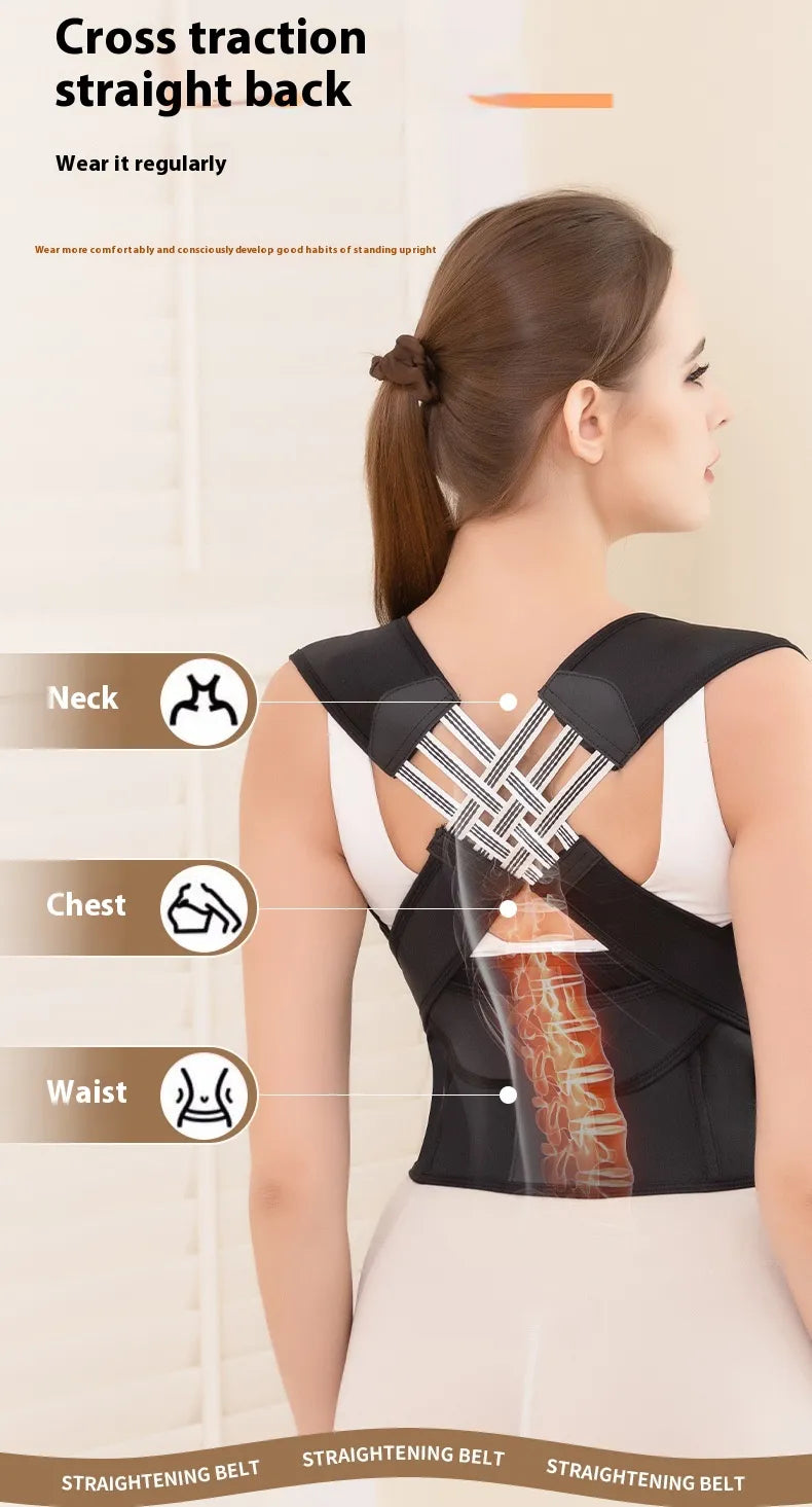 Adjustable posture corrector band