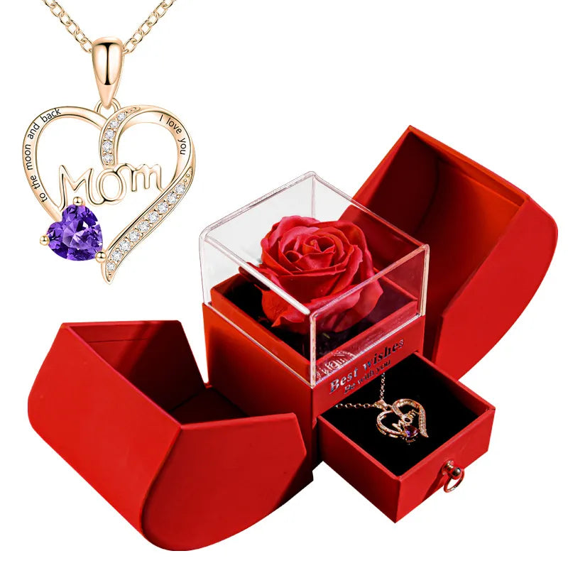 Christmas Gift Box Necklace