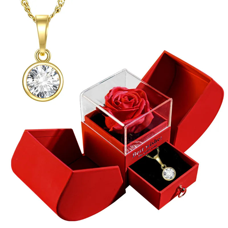 Christmas Gift Box Necklace