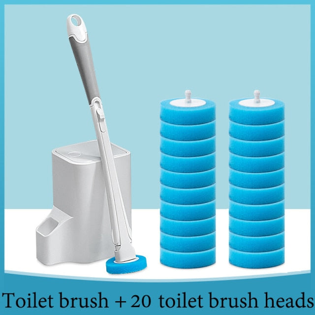 Disposable Toilet Brush System