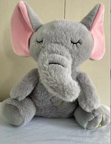 Baby soothing plush music toy