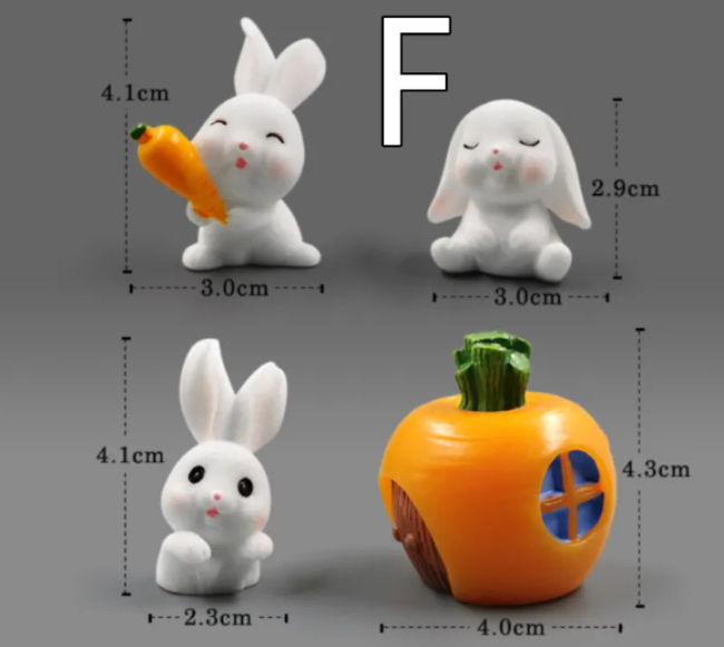 Mini Resin Animal Figurines