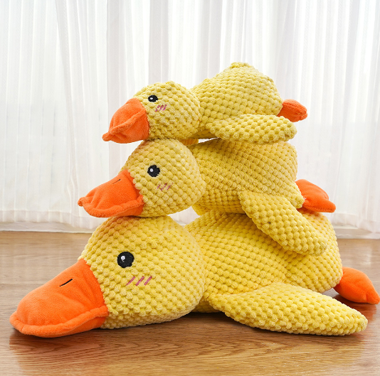 Calming duck plush toy