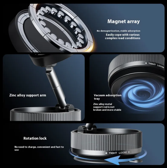 Foldable 720° Magnetic Phone Stand