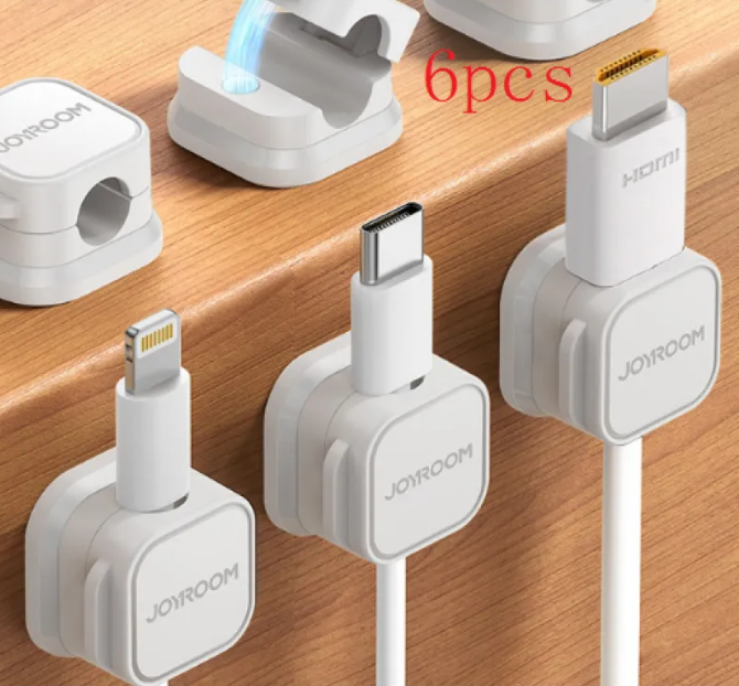 Magnetic Desktop Cable Organizer Clips