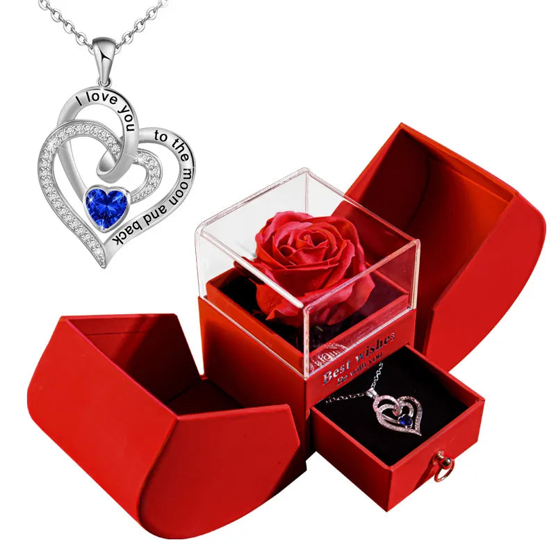 Christmas Gift Box Necklace