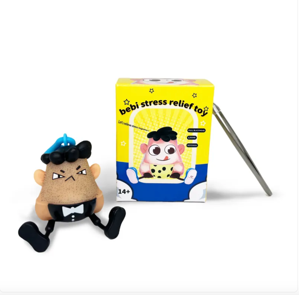 Squishy Stress Relief Keychain Toy