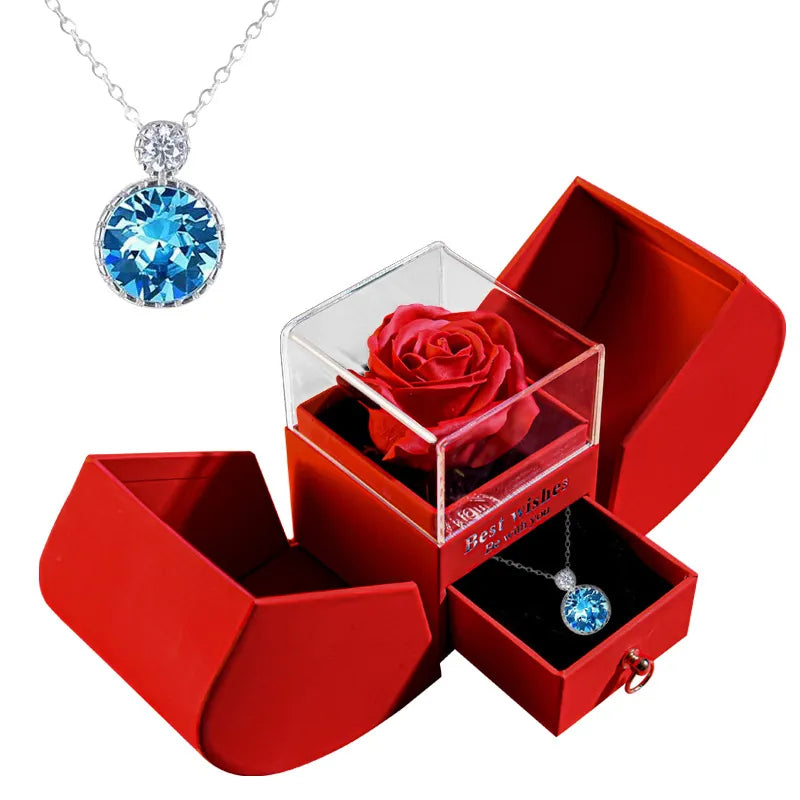 Christmas Gift Box Necklace
