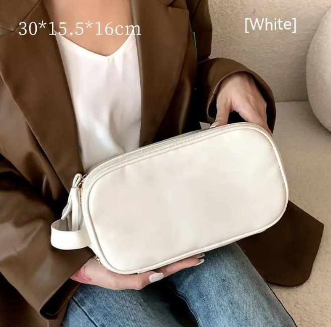 Large Travel Makeup Bag with Compartments
