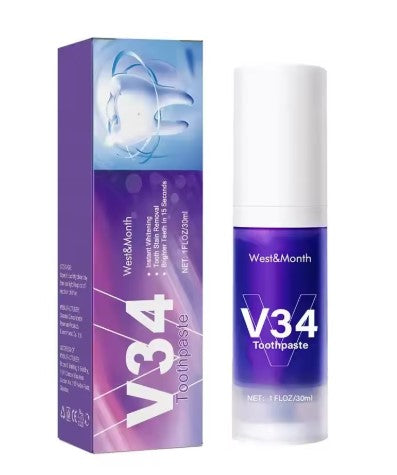 V34 tooth cleaning mousse