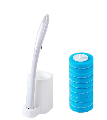 Disposable Toilet Brush System