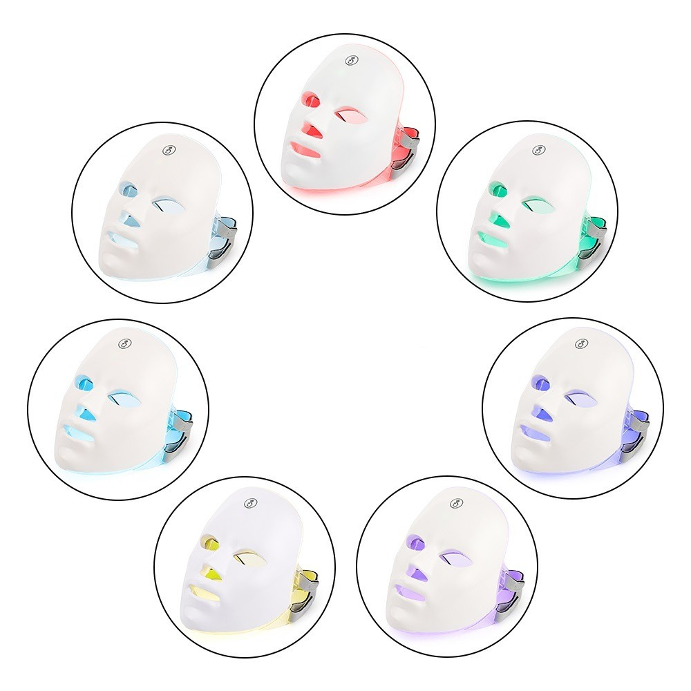 LED light face mask