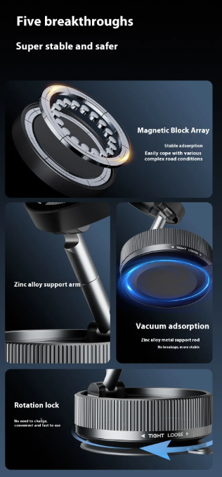 Foldable 720° Magnetic Phone Stand