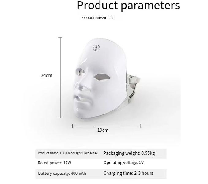 LED Light Face Mask