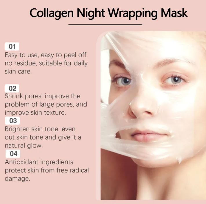 Hydrating collagen peel-off mask