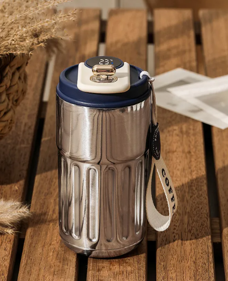 Smart Temperature Display Insulated Bottle (450ml)
