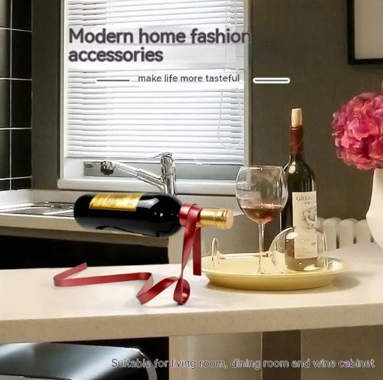 Ribbon wine rack