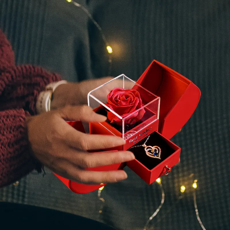 Christmas Gift Box Necklace