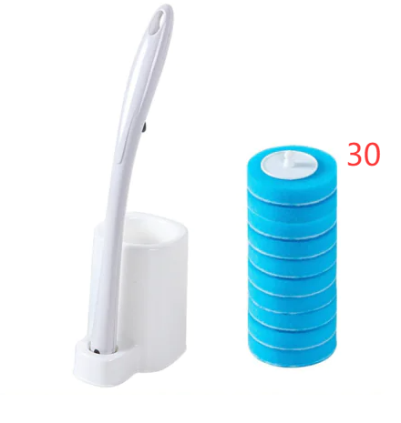 Disposable Toilet Brush System