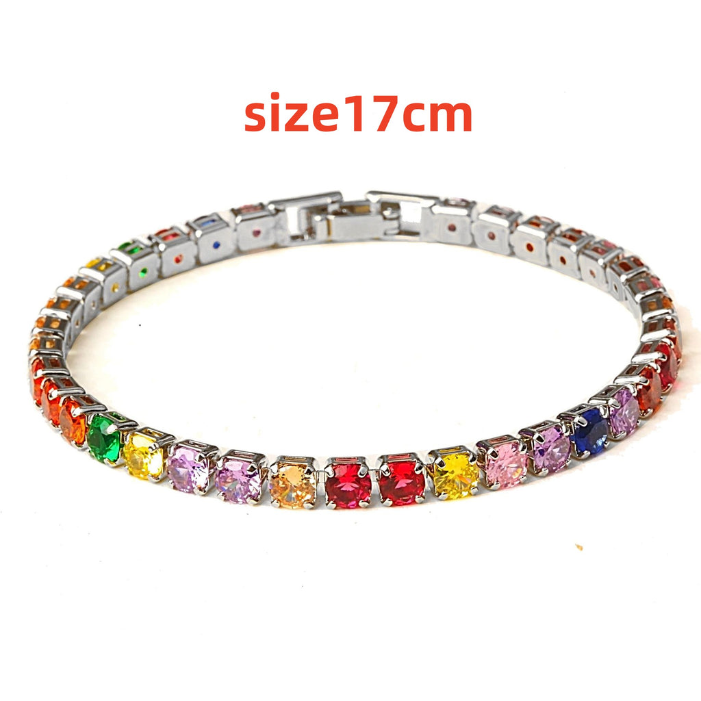 Micro Zircon Tennis Bracelet Set